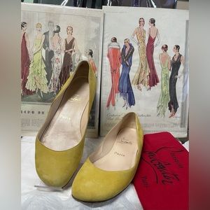 Christian Louboutin Suede Flats